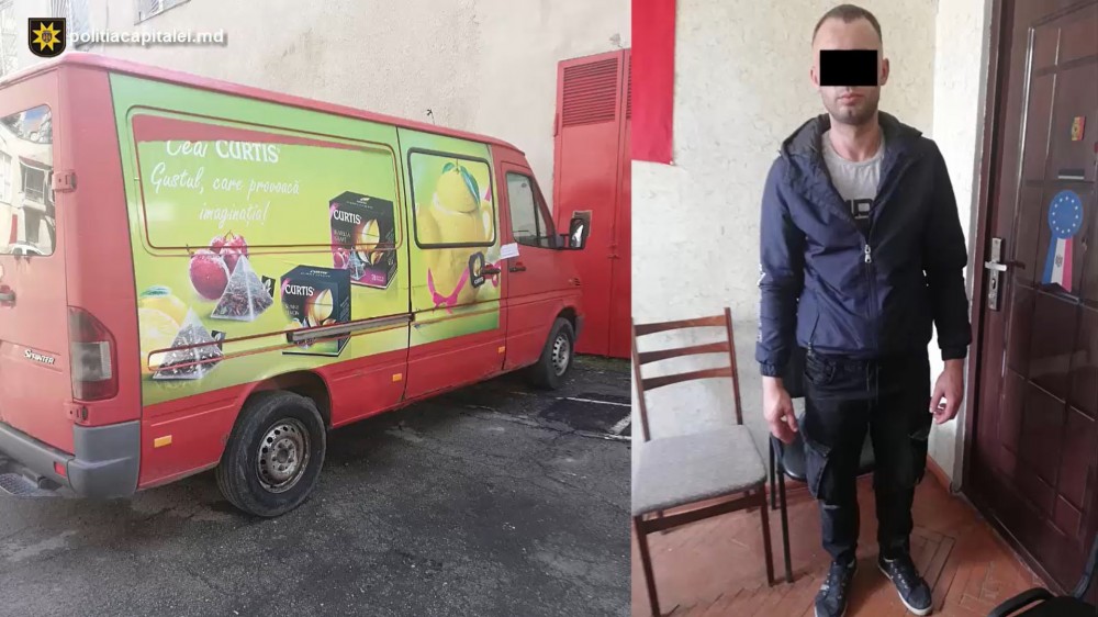 A răpit un Mercedes pentru a se plimba, dar a fost reținut de Polițiștii sectorului Botanica